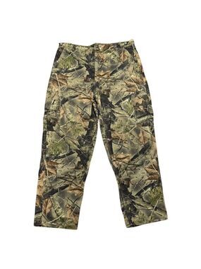 TRAIL CREST Tree Camo Forest Hunting Fishing Outdoor CARGO Pants Men Large 38x32